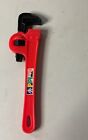 Vintage Adjustable Red Black Pipe Wrench Pretend Tool