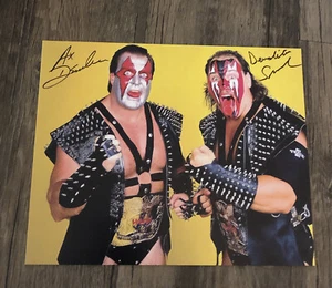 AX & SMASH DEMOLITION SIGNED AUTOGRAPHED 8X10 PHOTO WRESTLING WWF LEGENDS - Picture 1 of 1