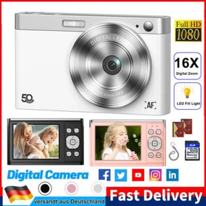 Digitalkamera FHD 1080P 50MP Fotokamera Fotoapparat Digitalkamera 16XDigitalzoom - Bild 1 von 32