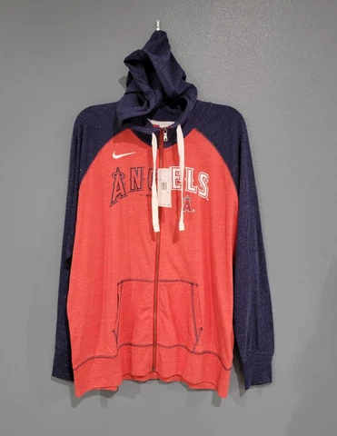 Nwt Nike Anaheim Angels women long sleeve full zip lightweight hoodie XXL Cover