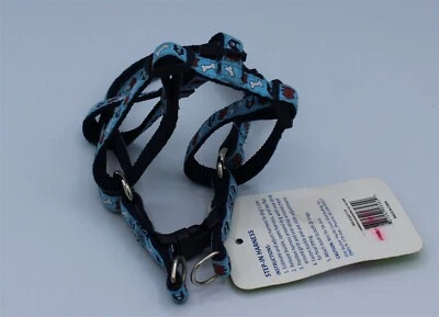 Arnés de nailon con patas superiores extra pequeño de 10"-16" diseño de hueso para casa de perro Foto 1 de 2