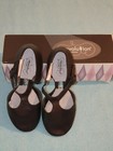 REVOLUTION Grecian Sandalen Leder Dance Tanz Schuhe schwarz Size 6 Gr. 33-35 NEU