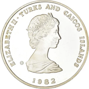 Monnaie, Îles Turks et Caïques, Elizabeth II, 10 Crowns, 1982, Year of Child - Afbeelding 1 van 2