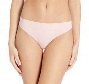 NWT Calvin Klein Invisibles Thong Panty Style D3428 Peach (Orange Pink) S Small - Picture 1 of 3