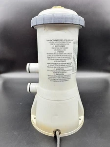Pompa filtro fuori terra INTEX 637R Krystal Clear, testata, danneggiata - Foto 1 di 15