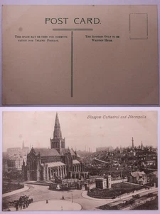 Vintage Postcard Glasgow Cathedral and Necropolis Divided Back - Picture 1 of 1