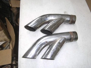 76 77 78 79 80 81 Pontiac Firebird Trans Am Tail Pipe Exhaust Tips - Picture 1 of 4