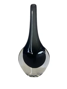Orrefors Nils Landberg mundgeblasene Dämmerungsvase schwedisches Kunstglas Sommerso MCM - Bild 1 von 17