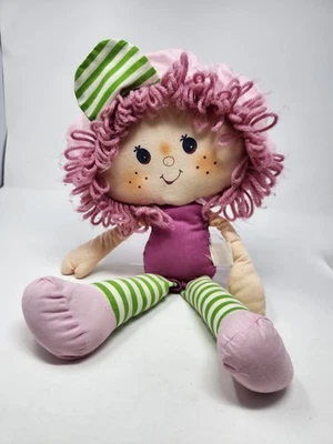 Muñeca de trapo de tarta de frambuesa Kenner de colección pastel corto de fresa 1981  Foto 1 de 4