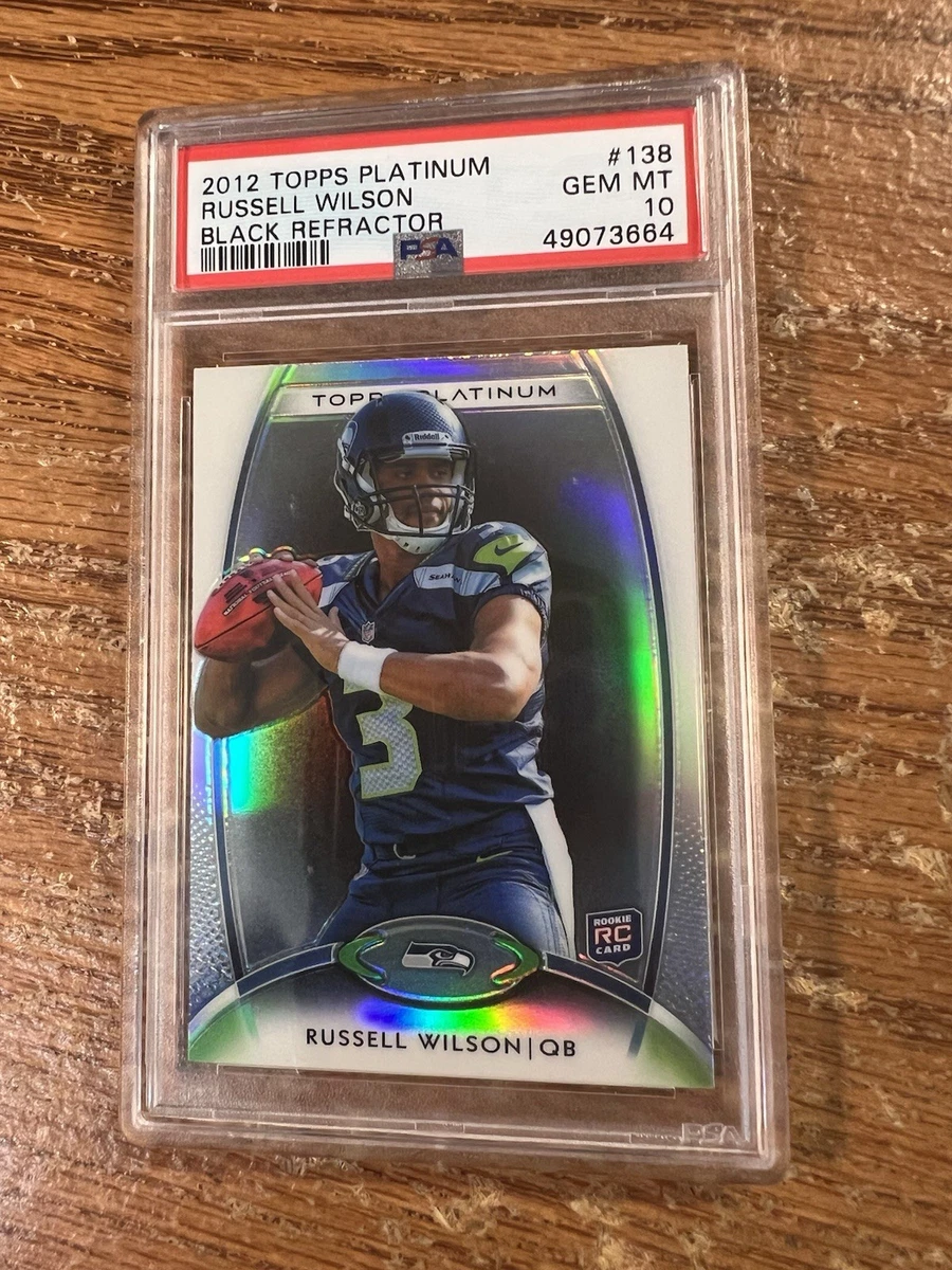 Russell Wilson Football Grade 10 Rookie Sports Trading Cards