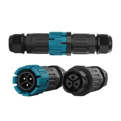 New High Quality In-line Cable Coupler Nylon PA66 Cable Waterproof Connector - Image 1 of 4