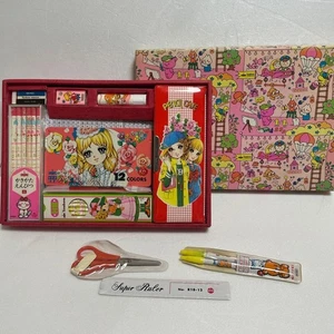 Tombow Stationery Retro Showa Pencil Pencil Case Set Eraser Pen Scissors - Picture 1 of 12