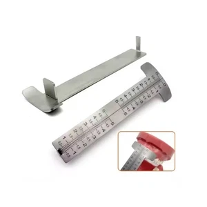 Edelstahl Dental Papillameter Messlehre Lippenlineal Werkzeug - Bild 1 von 6