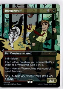 MTG Secret Lair Foil Immerwolf 809 SLD R NM Scan MagicTheGathering Drop - Bild 1 von 2