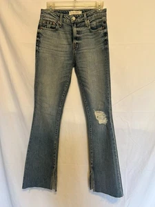 Trave ~ Faye Slim Bootcut Slit Cotton Jeans Modern Love Stone Wash ~Sz.26 ~USA - Bild 1 von 12
