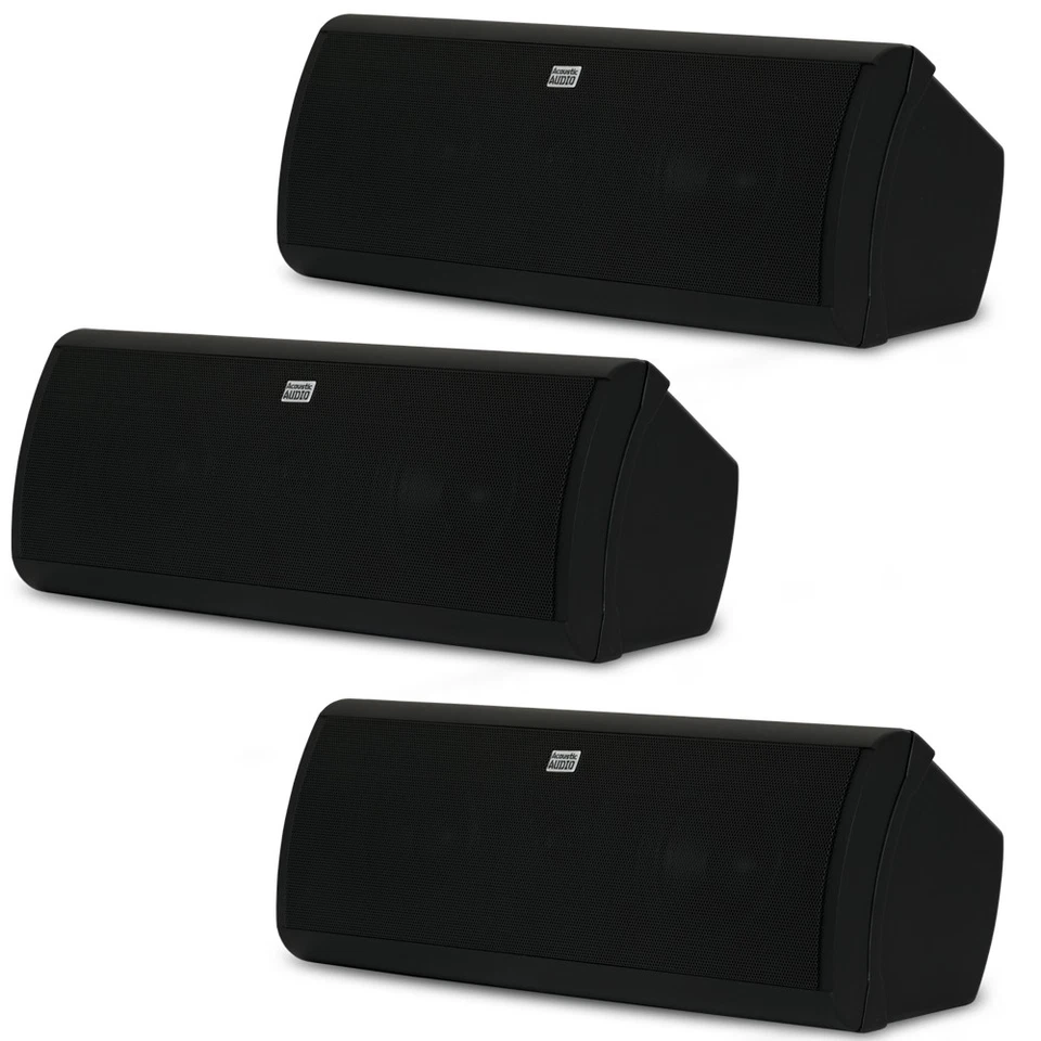 Juego de 3 altavoces interiores Acoustic Audio AA40CB 1500W negro AA40CB-3S Foto 1 de 4