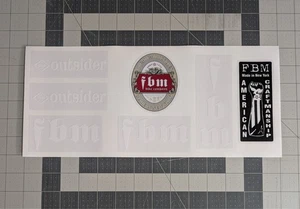 FBM Bikes 2005 Outsider bmx decal set - Picture 1 of 1