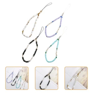 4Pcs Phone Hanging Chain - Lost Phone Rope Beaded Lanyard - Zdjęcie 1 z 12