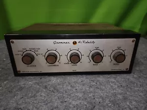 Amplificatore integrato valvolare GROMMES 56PG vintage per ricambi o riparazioni - Foto 1 di 11
