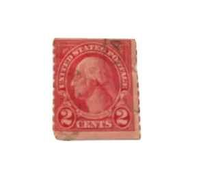 Red George Washington 2 cent stamp 1923 - Picture 1 of 5