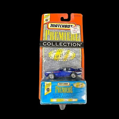 Matchbox Premier Street Machines Collection '70 GTO Series 20 6/6 1 из 25K 1997 - Изображение 1 из 4
