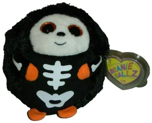 Ty Beanie Ballz SPOOKY Halloween Skeleton 5" NEW MWMTs Plush Stuffed Animal Toy - Picture 1 of 9