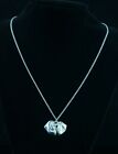 Tiffany & Co. Fancy Bow Sterling Silver Pendant Necklace 18in.