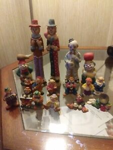 12 Piece Band And 5 Misc. Ceramic Clowns