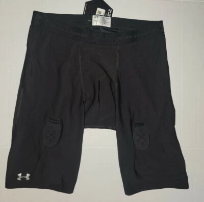 UNDER ARMOUR Men's Graphic Waist Black Compression Training Workout Short XXL  - Image 1 of 4