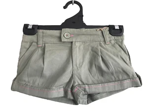 BNWT Girls Sz 3 Rivers Doghouse Brand Super Cute Olive Green Shorts - Picture 1 of 1