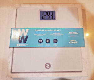 NIOB Weight Watchers by Conair Digital Glass Bathroom Scale 400 Lbs.Max