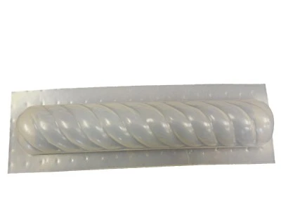 Smooth Rope Tile Trim Border Plaster Concrete Mold Set of 3 6002 Moldcreations - Image 1 of 2
