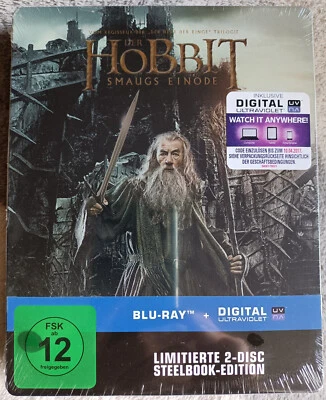 Der Hobbit: Smaugs Einöde - Steelbook - NEU - Bild 1 von 2