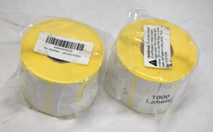 Multipurpose Labels 2" x 1" Compatible with Dymo Printers White Labels 2 Rolls - Picture 1 of 8