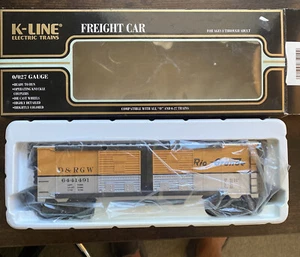 K-Line O Scale K644-1491 Dbl Dr Box Car Rio Grande NIB RTR - Picture 1 of 3