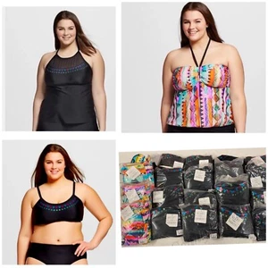 Women's Plus Size Wholesale Reseller Lot 20 Pc. Heart & Harmony Swim Lot 1X 2X - Picture 1 of 13
