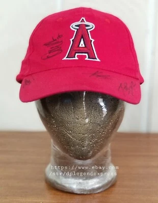 Angels Anaheim *Gorra firmada autografiada *Erick Aybar *Reggie Willits + 2 Foto 1 de 4
