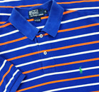 90s Vtg Ralph Lauren Polo Mens Shirt M Multiple Color Striped Short Sleeve Rugby