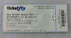2014 08/08 Mad Decent Block Party - Afterparty With Dj Hanzel Ticket Stub-Phily