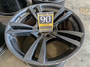 Grade C+ 10-15 BMW E71 X6 X5 M 20x11 20" REAR OEM 5 DOUBLE SPOKE WHEEL RIM black - Picture 1 of 15