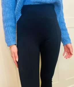 M*S Magic Shaping Legging Black Navy Full Length High Waist Stretch Trouser 6-22 - Picture 1 of 19