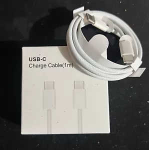 Original USB-C Fast Charger For iPhone 15 Pro Max XS 8 Type C to Type C Cable - Picture 1 of 17
