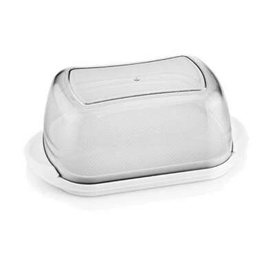 New Clear Plastic Butter Dish Cheese Box with Lid High Quality Fast Delivery - Image 1 of 3