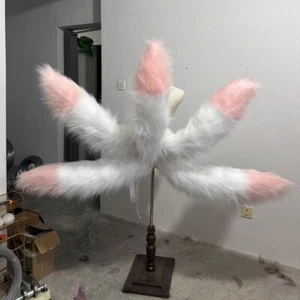 Game Honkai: Star Rail Fugue Tingyun Fox Shape Plush Tail Cosplay Prop 85cm Gift - Picture 1 of 4