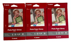 150 Blatt Kanone Pixma 4x6 Hochglanz Fotopapier Blätter GP-701 Tintenstrahl Neu im Karton - Bild 1 von 3