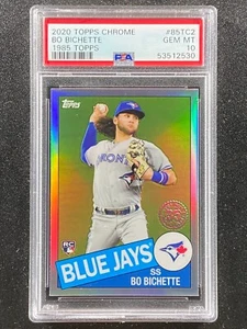 2020 Topps Chrome 1985 Topps #85TC2 Bo Bichette RC PSA 10 Toronto Blue Jays - Photo 1/1