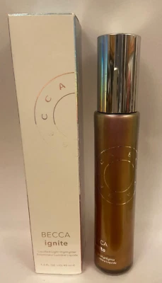 Becca Ignite Liquified Light Highlighter Face & Body in Strength 45ml NEW - Image 1 of 3