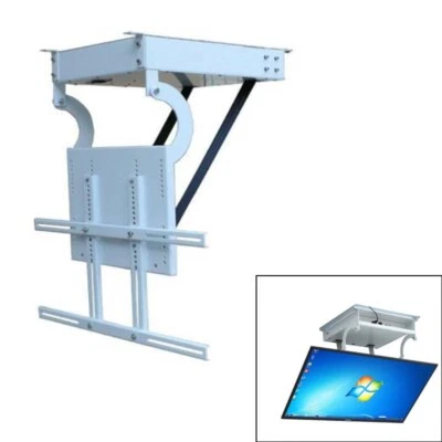 32"-70" Pantalla LCD TV Colgador de Techo Soporte de Rack Eléctrico Control Remoto Foto 1 de 4