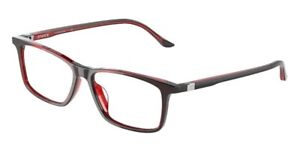 STARCK Oprawki do okularów SH 3078 005 Czarno-czerwone Unisex Okulary Rx 55-15-145