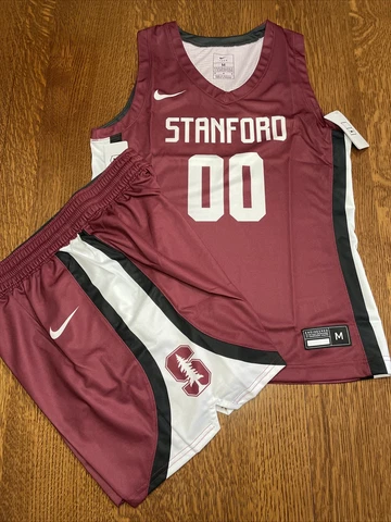 Nike Stanford Cardinal Womens Hyperelite Basketball Jersey & Shorts Size M NWT Cover